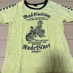 RAD CUSTOM 半袖Tシャツ ライムグリーン 即購入可　130のサムネイル