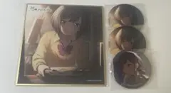 プロセカ 東雲絵名 缶バッジ 4a 5a カラフェス 色紙