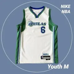 《NIKE NBA》マーベリックス　ポージンギス　バスケ ユニフォーム　ユースM