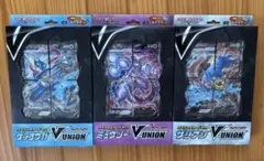 ポケモンカード V-UNION ゲッコウガ　ミュウツー　ザシアン 3種　未開封のサムネイル