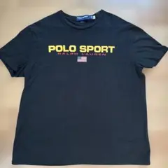 【美品】POLO SPORT ポロスポーツ　ラルフローレン　　ブラック　Tシャツ