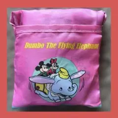 ディズニー Disney Dumbo エコバッグ 折りたたみ ピンク
