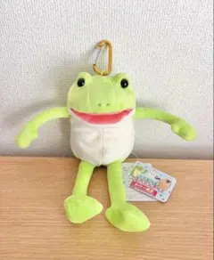 カラビナ付きぬいぐるみポーチ　タイトー限定 おとぼけケロピョン