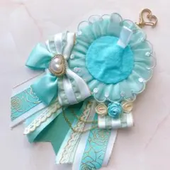 ロゼット 黄緑 緑 ライトグリーン 推し活 痛バ用