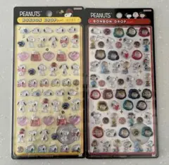★新作★ボンボンドロップシールミニ　スヌーピー