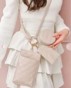 Rady☆キルティングマルチショルダーポーチ