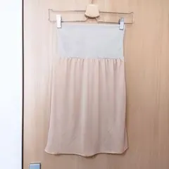 未使用 ペチコート スカートタイプ ベージュ M