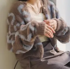 グラフィティニットカーディガン