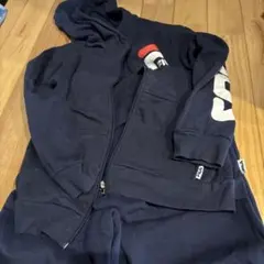 FILA キッズ ジャージ 上下セット ネイビー 140
