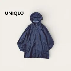 ユニクロ ポケッタブルパーカー ナイロンジャケット フルジップ アウトドア 総柄