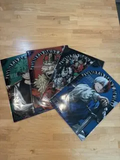 ヒロアカ 最強ジャンプ クリアファイル 緑谷出久 爆豪勝己 轟焦凍 4枚セット