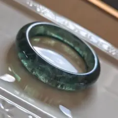 専用です♡③感謝価格♡エメラルドグリーン系フローライトくり抜きバングル ②感謝価格♡エメラルドグリーン系フローライトくり抜きバングル