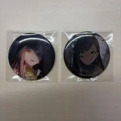 プロセカ 白石杏 グリッター缶バッジ 2点セット
