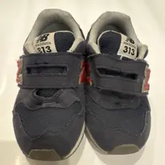 14.5cm New Balance 313 キッズスニーカー ネイビー/レッド