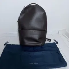 COLE HAAN 革リュックダークブラウンのサムネイル