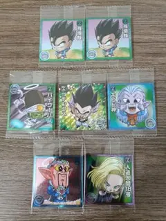 ドラゴンボール超戦士シール14【ゴテンクスGR✖1枚／N✖6枚※ダブりあり】