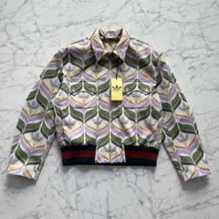 【国内正規品】新品 GUCCI×adidas トレフォイルプリント ブルゾン44
