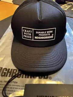 ⭐︎ほぼ新品⭐︎NEIGHBORHOOD ブラック トラッカーキャップ　即購入可能 NEIGHBORHOOD トラッカーキャップ ブラック メッシュ