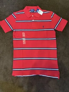 Polo by Ralph Lauren レッド ストライプ ポロシャツ