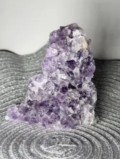 【 即日発送 】天然石 アメジストクラスター（原石） フクロウ彫刻②