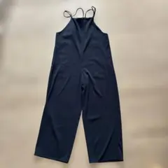 GLOBALWORK Wストラップキャミサロペット　ブラックL