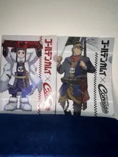 ゴールデンカムイ　コンサドーレ　杉元　アシリパ　　　クリアファイル 2枚セット