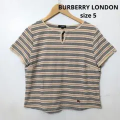BURBERRY LONDON バーバリーロンドン　半袖ボーダーTシャツのサムネイル