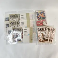 ワンピース　1巻　初版　1997年　3冊　ナルト　1巻　初版　帯付き　まとめ売り