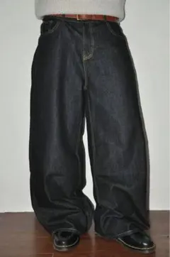 L.mound Triple Stitched Baggy Jeans - メルカリ