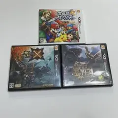 Nintendo　3DS　ソフト　スマブラ　モンハン　３点セット