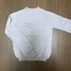 長袖セーター Sサイズ　パープル　グレー