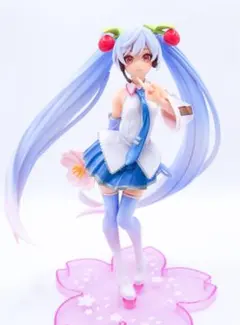 【リペイント】 桜ミク 描き下ろし フィギュア 2021 雪桜イメージ
