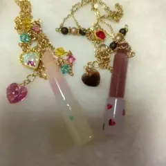 pool side 様 ミルキー&チョコ ルージュネックレス