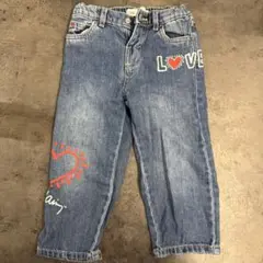 ZARA Keith Haring デニムパンツ 3歳　98cm