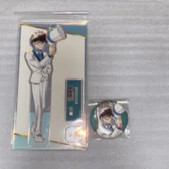 名探偵コナン展 怪盗キッド アクリルスタンド 缶バッジ