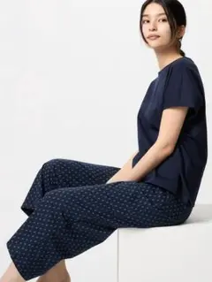 ♡新品タグ付♡UNIQLOエアリズムコットン半袖Ｔシャツのみ3XLサイズネイビー