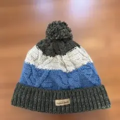 mont-bell ケーブル編みニット帽