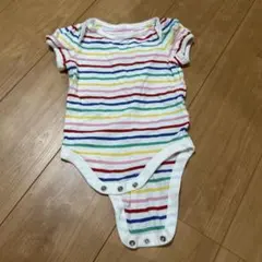 baby GAP ストライプロンパース 6-12ヶ月