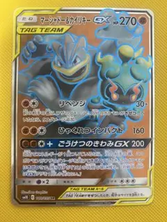 マーシャドー＆カイリキーGX SR SM10 ダブルブレイズ 100/095 - メルカリ