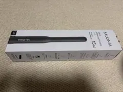 SALONIA ストレートヘアアイロン 15mm ブラック