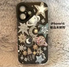 星と惑星デザインのiPhone16ケース