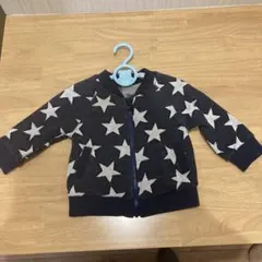 星柄ネイビー トレーナー サイズ80