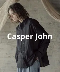 CASPER JOHN ハードワーカーズシャツ 匠 ブラック