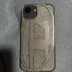 DIESEL iPhoneケース シルバー ラメ Dロゴのサムネイル
