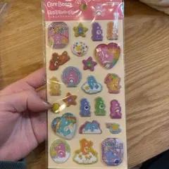 【正規品 未開封】ケアベア ポップデコパーティー ラメきらクリスタルシール
