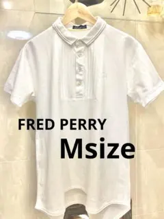 FRED PERRY フレッドペリー 半袖 ホワイトポロシャツ