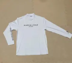 MARK & LONA モックネックシャツ ホワイト L