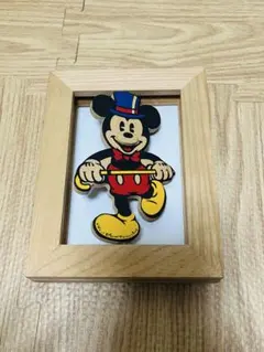 昭和レトロ ビンテージ Disney ディズニー　フォトフレーム ミッキーのサムネイル