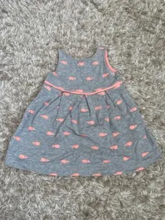 Carter's クジラ柄ノースリーブワンピース 6mサイズ 60〜70cm