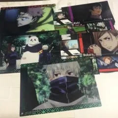 呪術廻戦 クリアビジュアルポスター まとめ売り